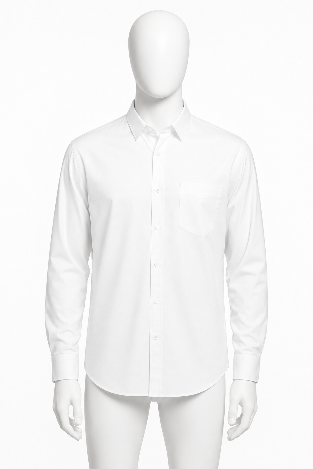 LONG SLEEVE SHIRT GLACIER WHITE 001