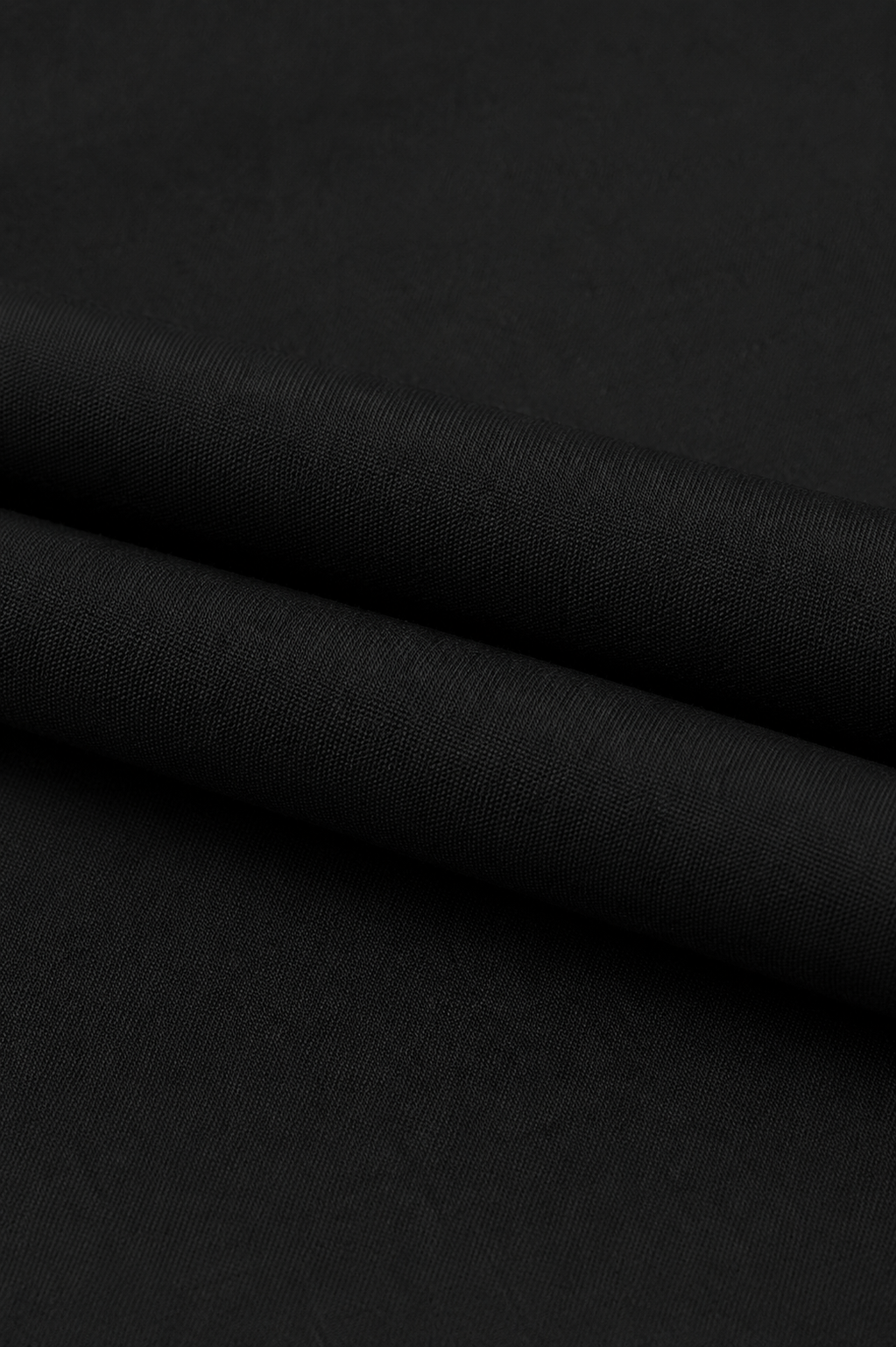 A. Manso black lightweight tapered trousers