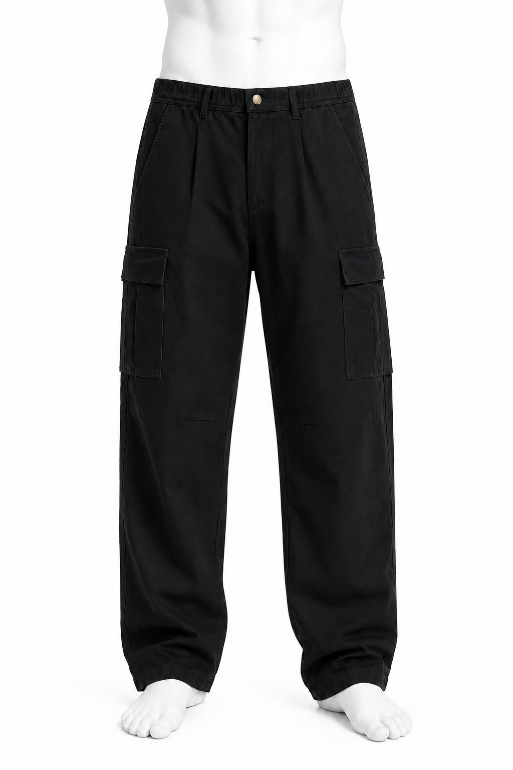 ELASTIC CARGO PANTS 001