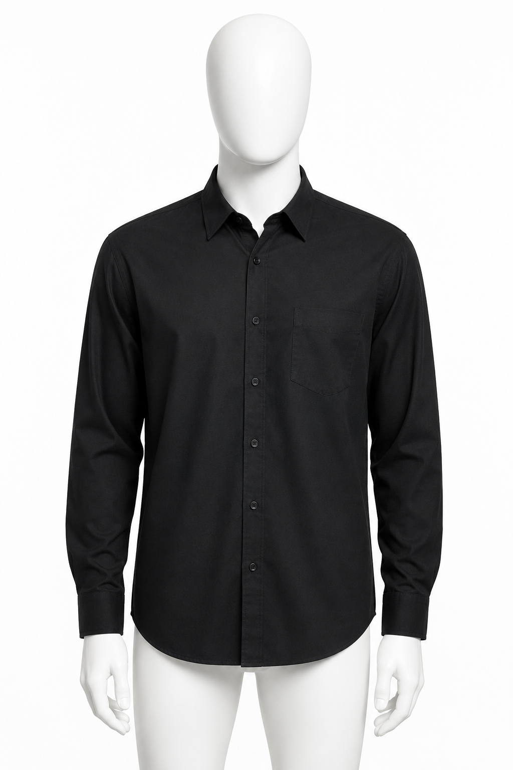 LONG SLEEVE SHIRT OBSIDIAN BLACK 001