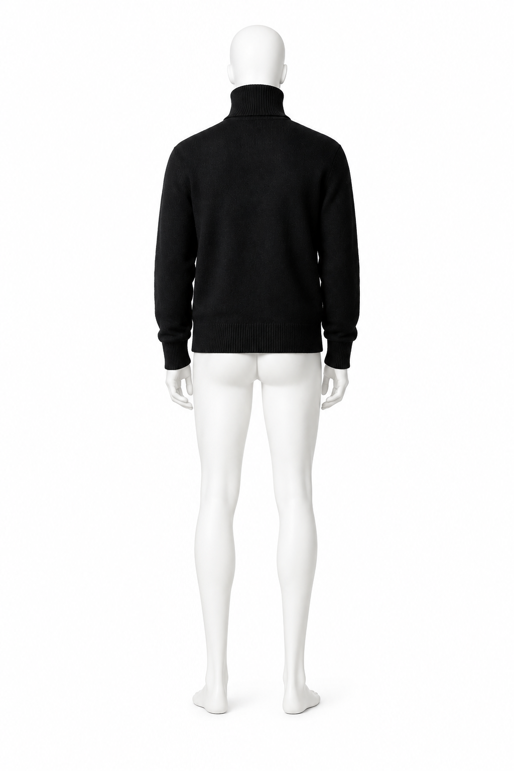 HIGH-NECK KNIT 000 — original mannequin product image