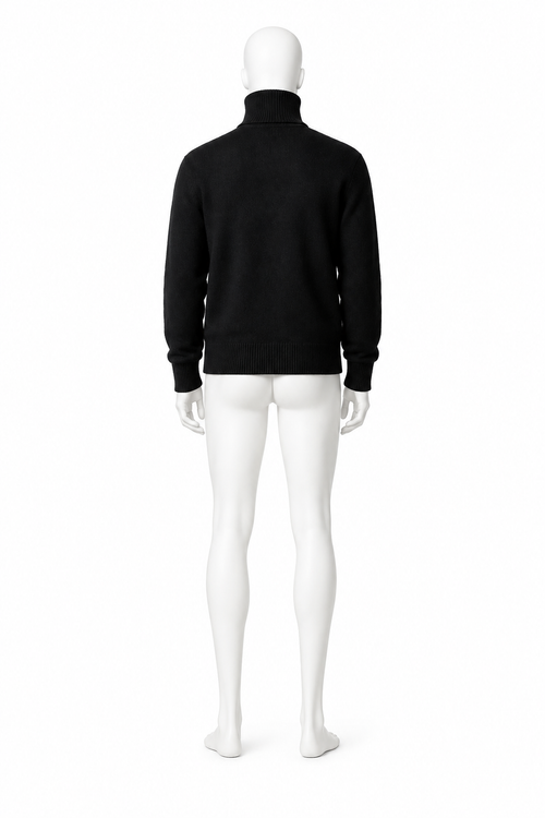 HIGH-NECK KNIT 000 — original mannequin product image