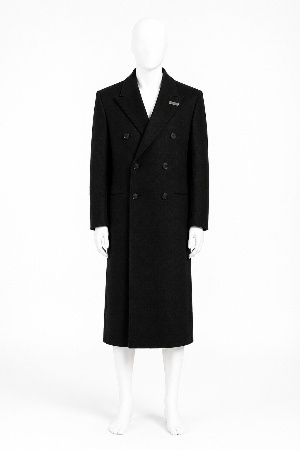 DOUBLE-BREASTED OVERCOAT 000 — original mannequin product image