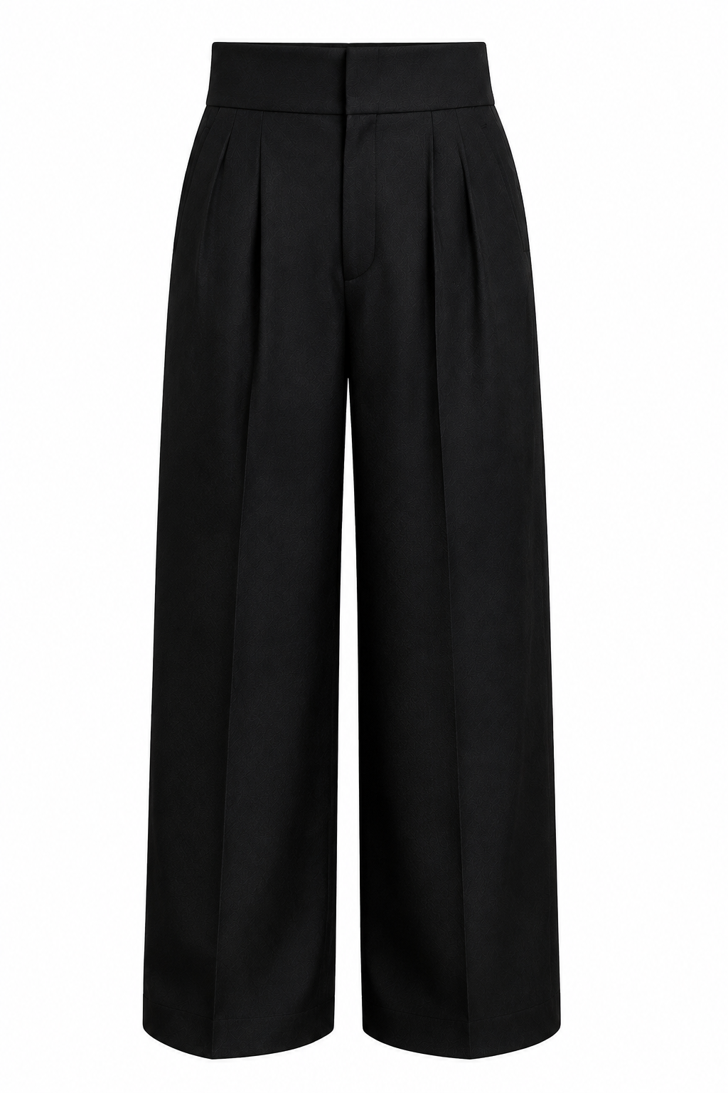PLEATED WIDE-LEG TROUSERS 000 — original mannequin product image