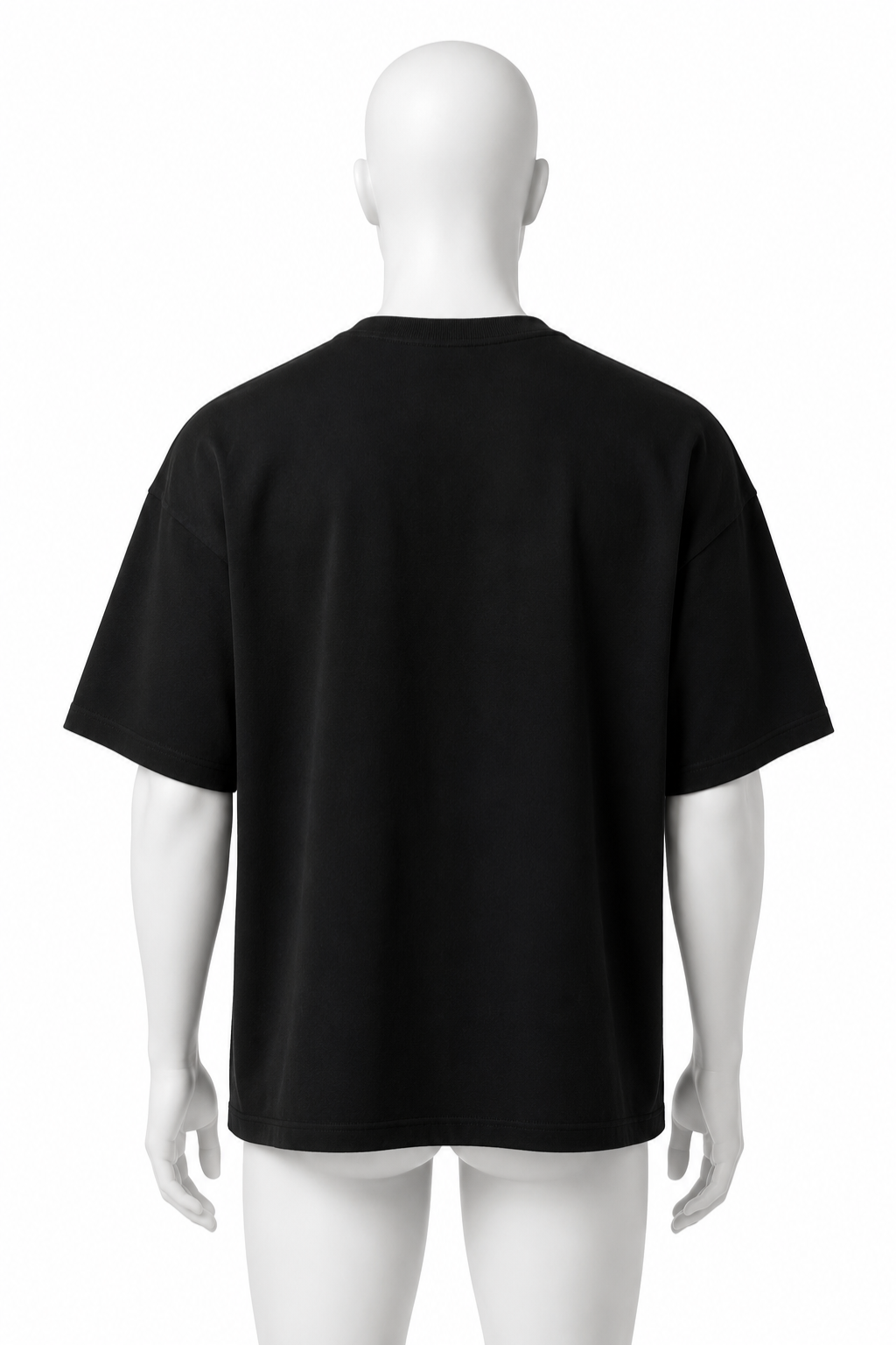 DROP SHOULDER COTTON TEE 001