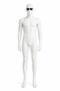 METAL FRAME SUNGLASSES 000 — full-body white masculine mannequin