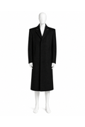 LONG COMMAND COAT 000 by A. Manso — front view on white mannequin